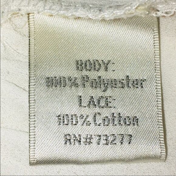 🍭 Boho LC Lauren Conrad White/Cream Lacy Sleeveless Peplum Camisole Top Size XS - Picture 6 of 16